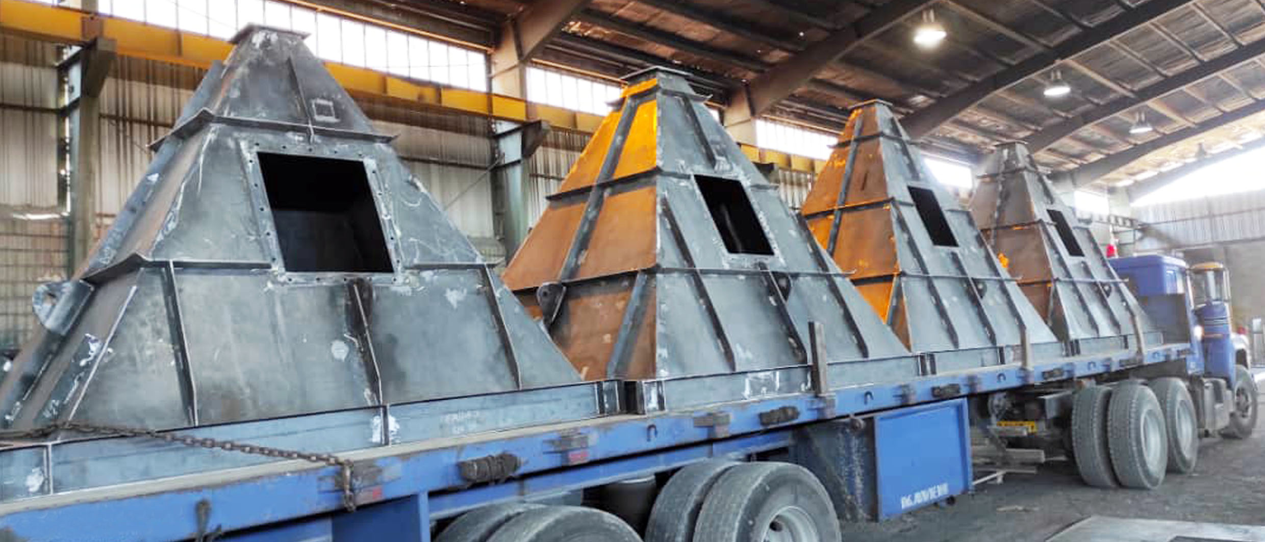 هاپر  bag filter hopper